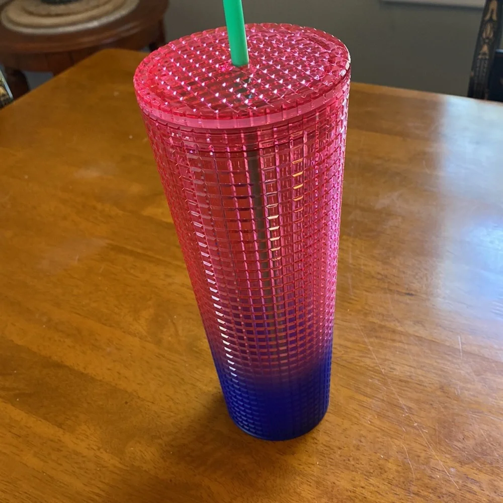 Starbucks Tumbler Summer 2022 Pink Purple Blue Sparkle NEW NWT